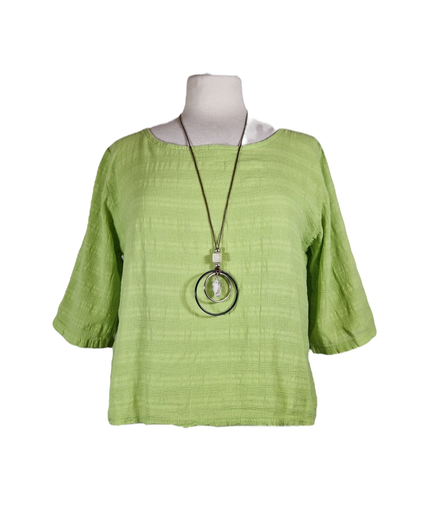 Bluse Kurz mit Kette