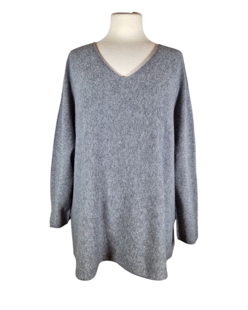 Pullover V-Ausschnitt Lang