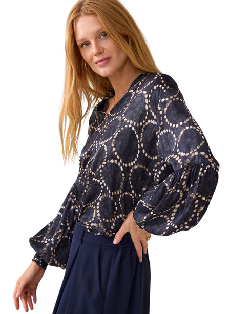 Bluse All Over Print