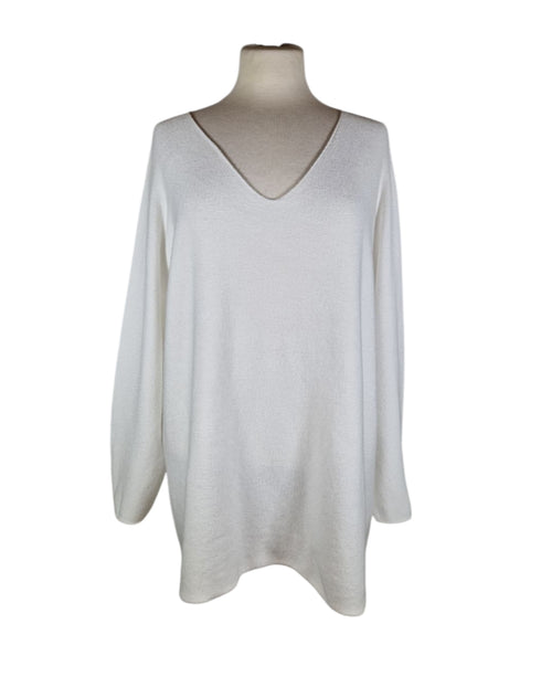 Pullover V-Ausschnitt Lang