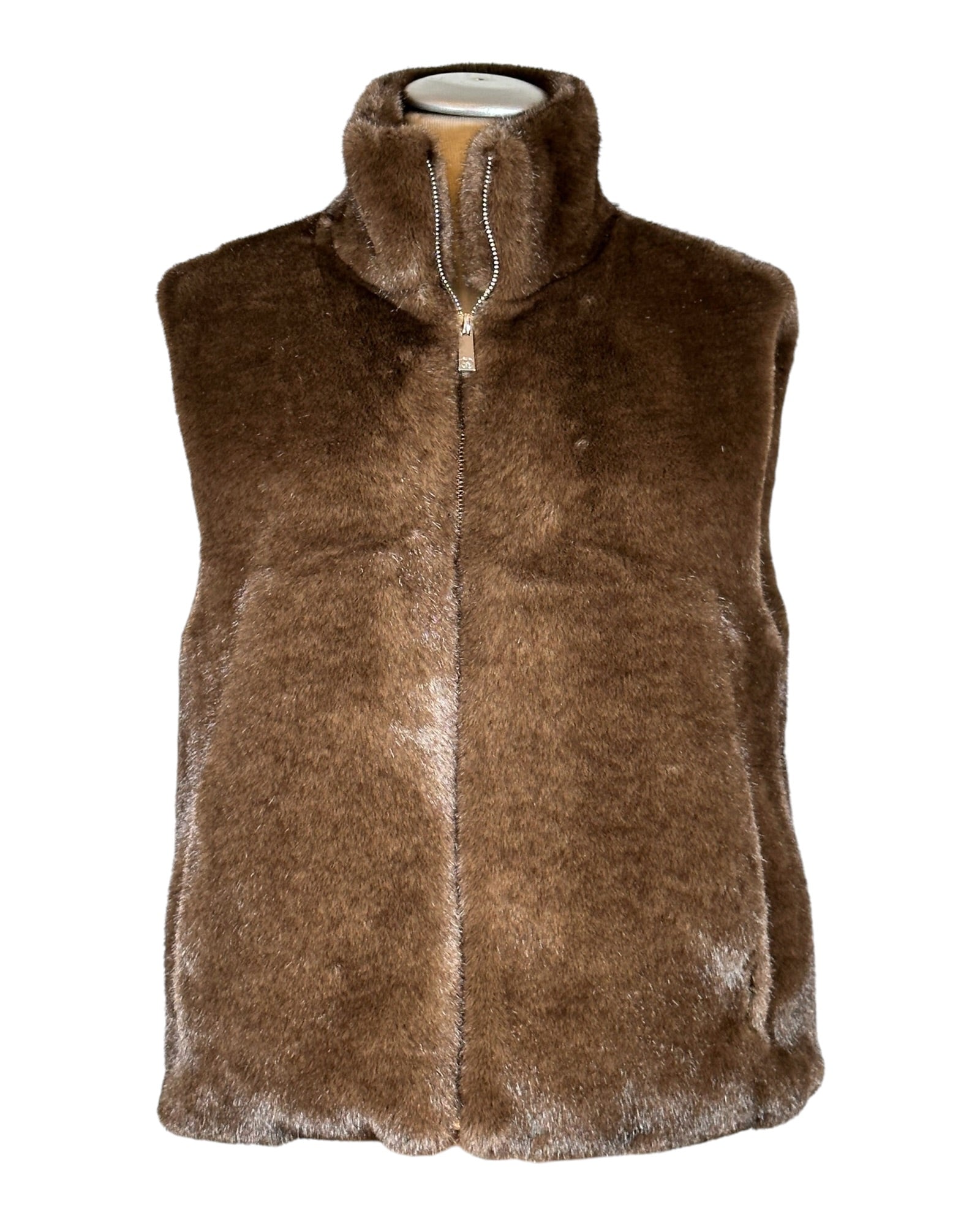 Imitated Fur Weste