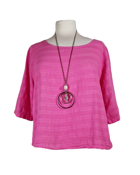 Bluse Kurz mit Kette