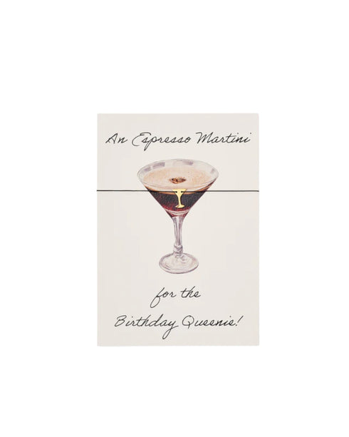 Armband-Karte Espresso Martini