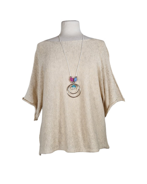 Sommerpullover mit Kette