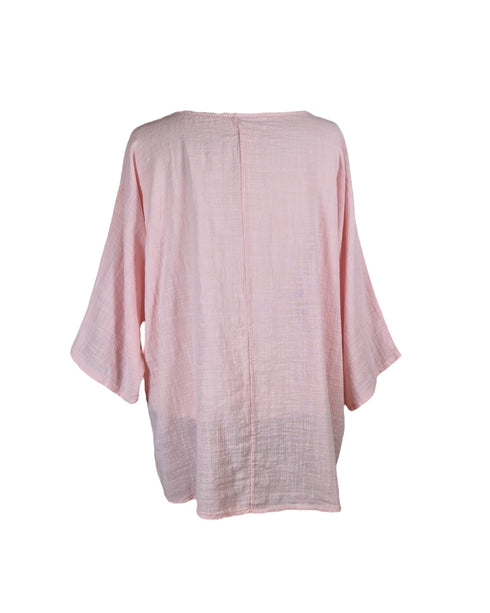 Bluse Lang mit Kette