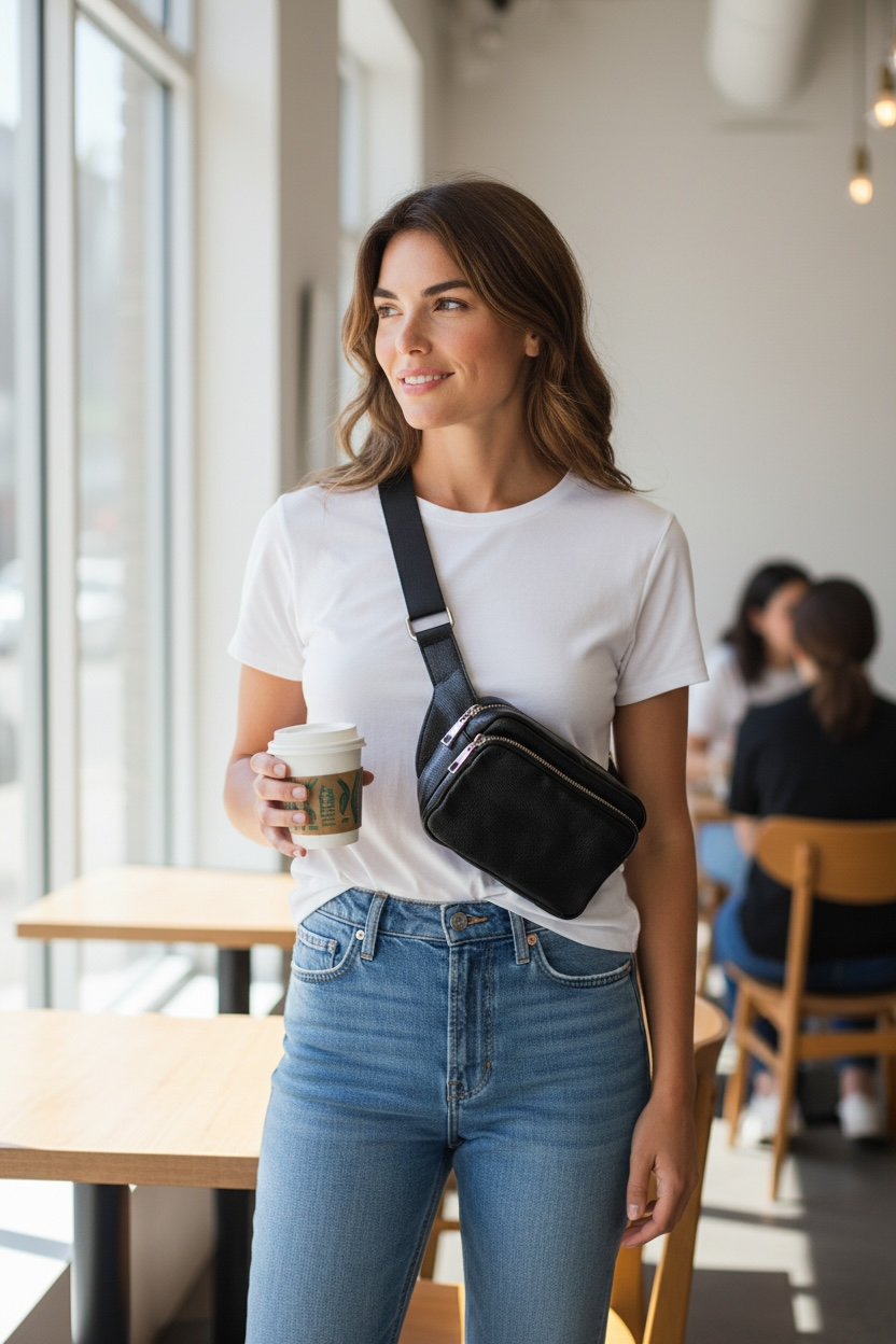 Crossbody Bag Elegant Sportlich Klein