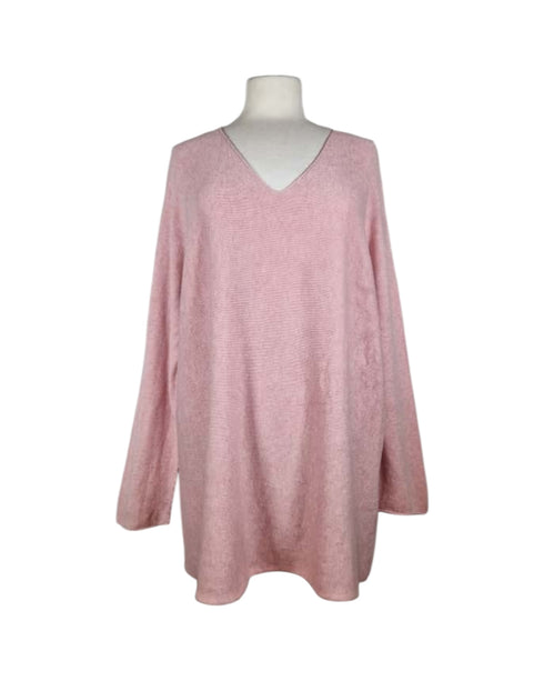 Pullover V-Ausschnitt Lang