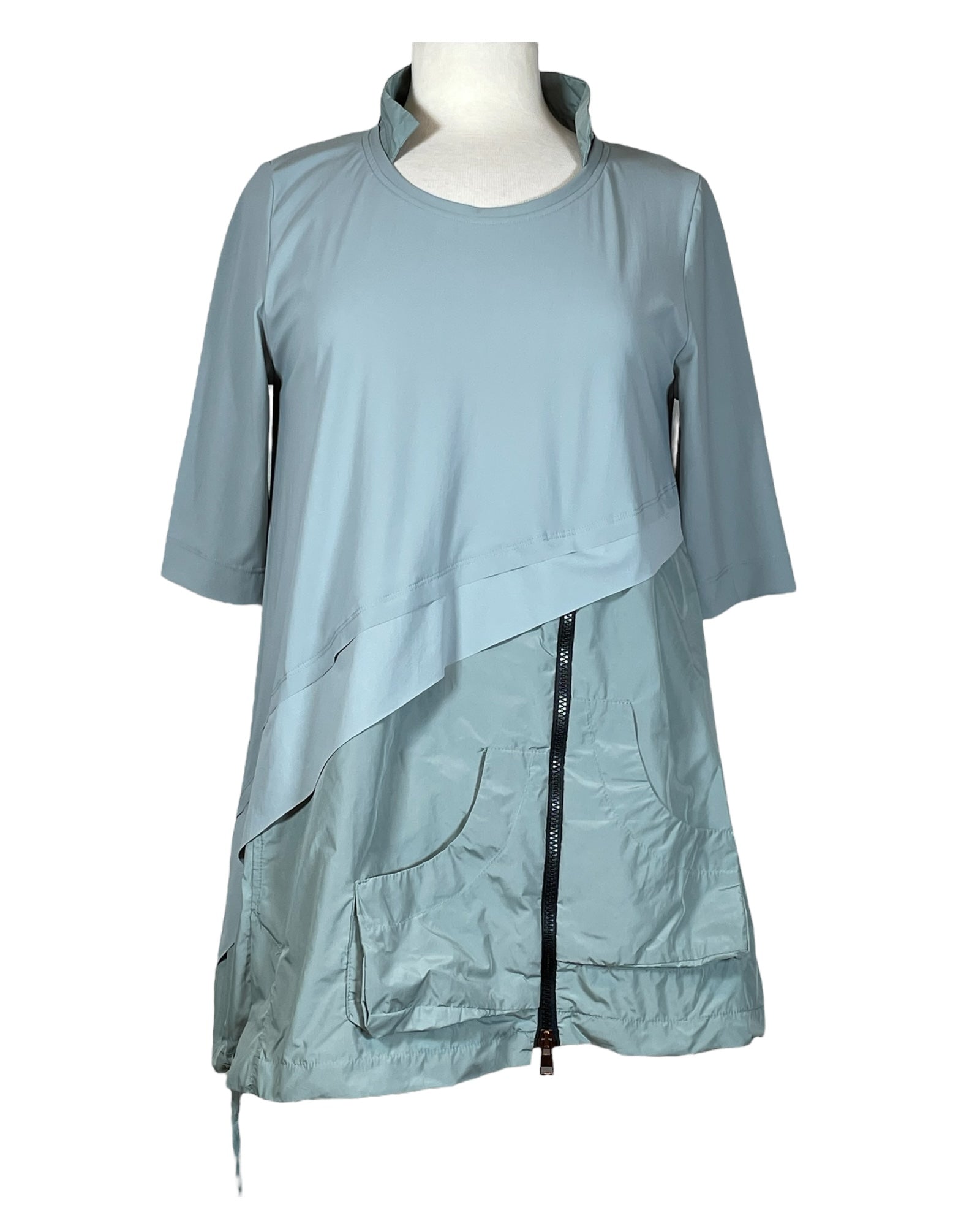 Elli Tunika Shirt mit Zip