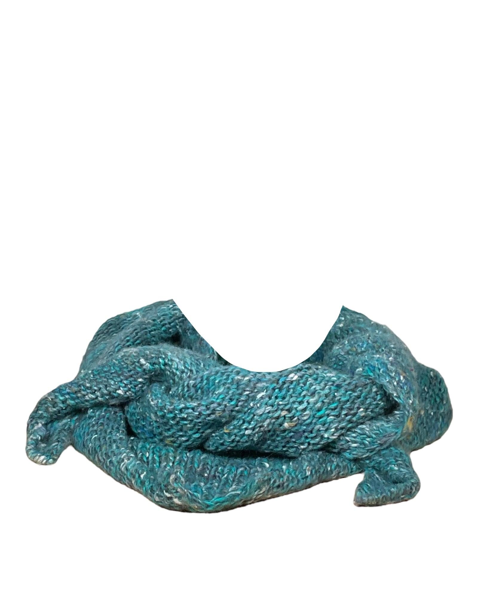 écharpe triangulaire, tricot uni 70x180cm