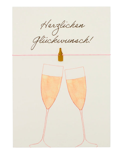 Armbandkarte Herzlichen Glückwunsch