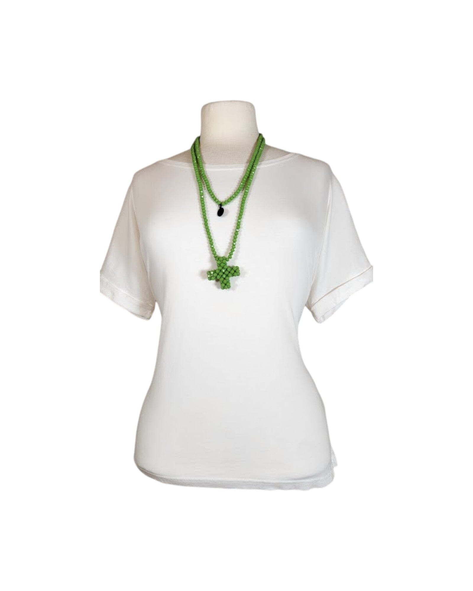 A Cross Long Kette Plü Pistachio Einheitsgröße