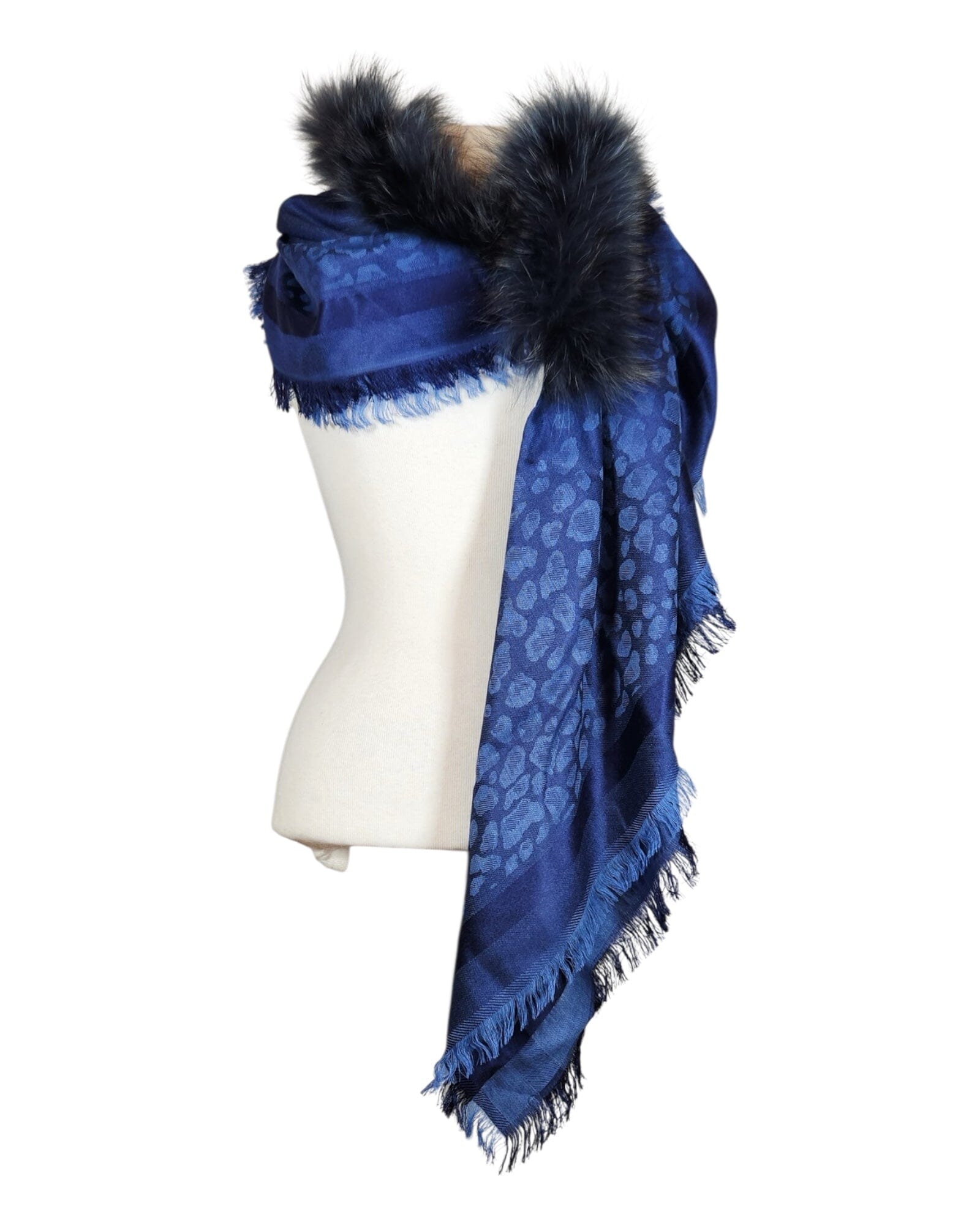 Alba Schal Mala Alisha Blue 125x125 cm