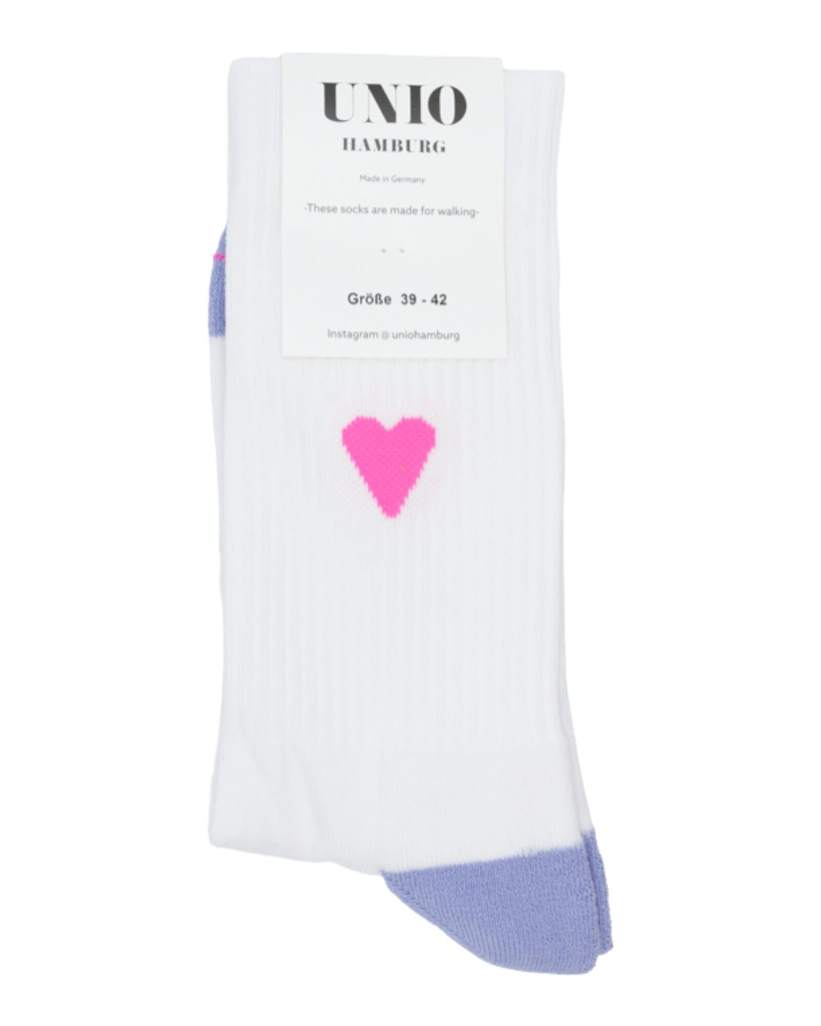 Amore Socken UNIO 08 White-Pink-Lavender 36-38