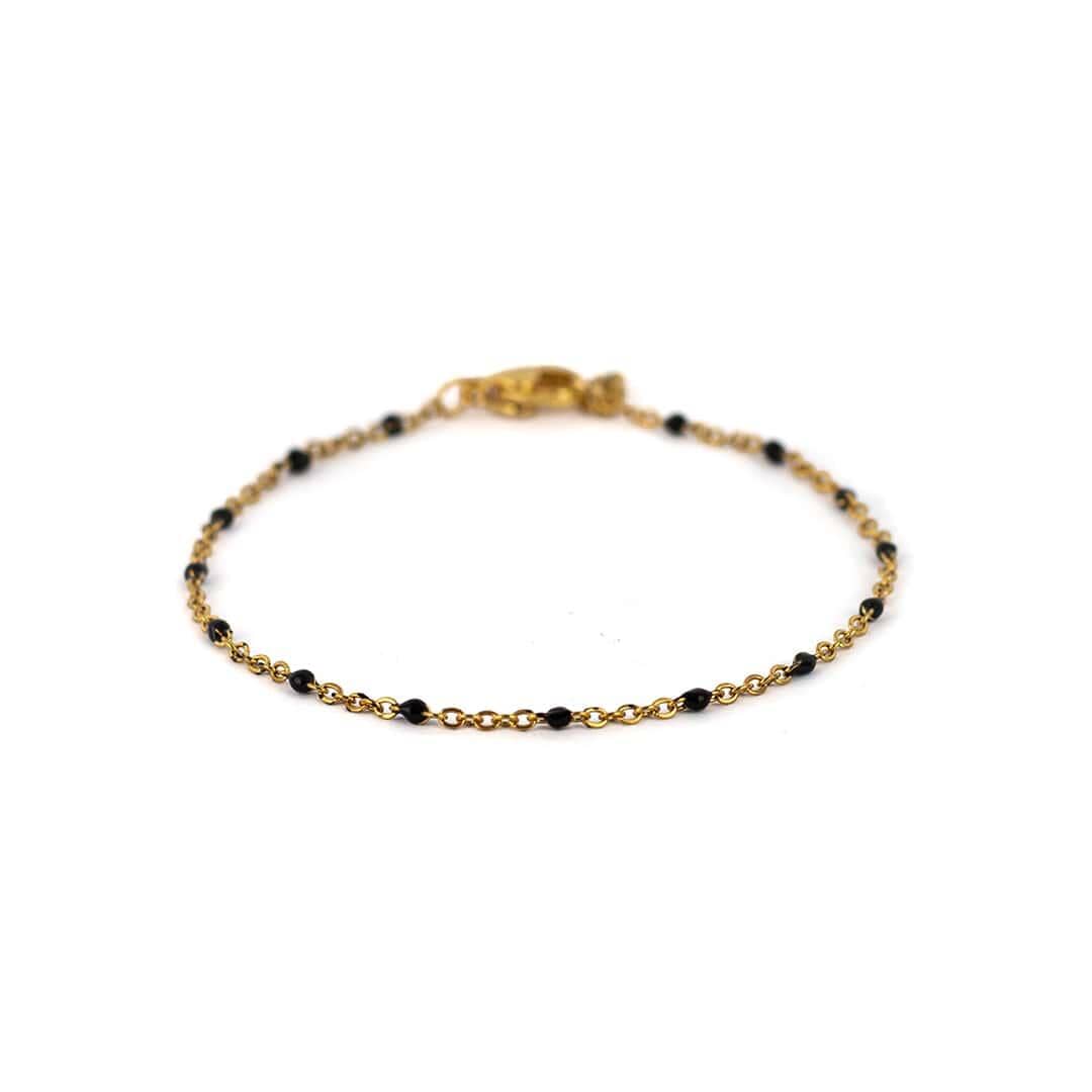 Armband Feo Armband inrosa Schwarz 18-19cm + 3cm Extender
