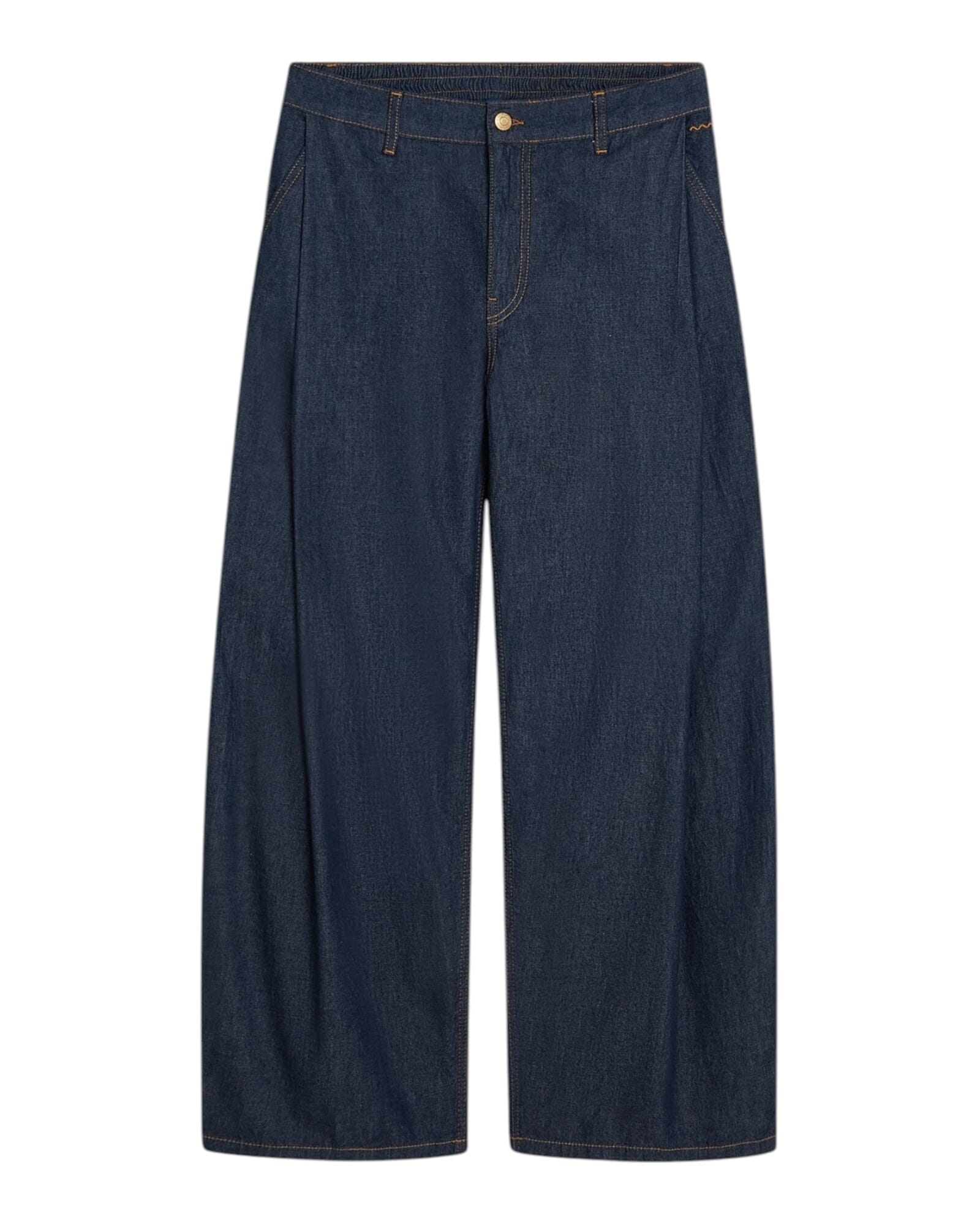 Balloon Shape Jeans Jeanshose Summum Woman 494 Dark Indigo 36