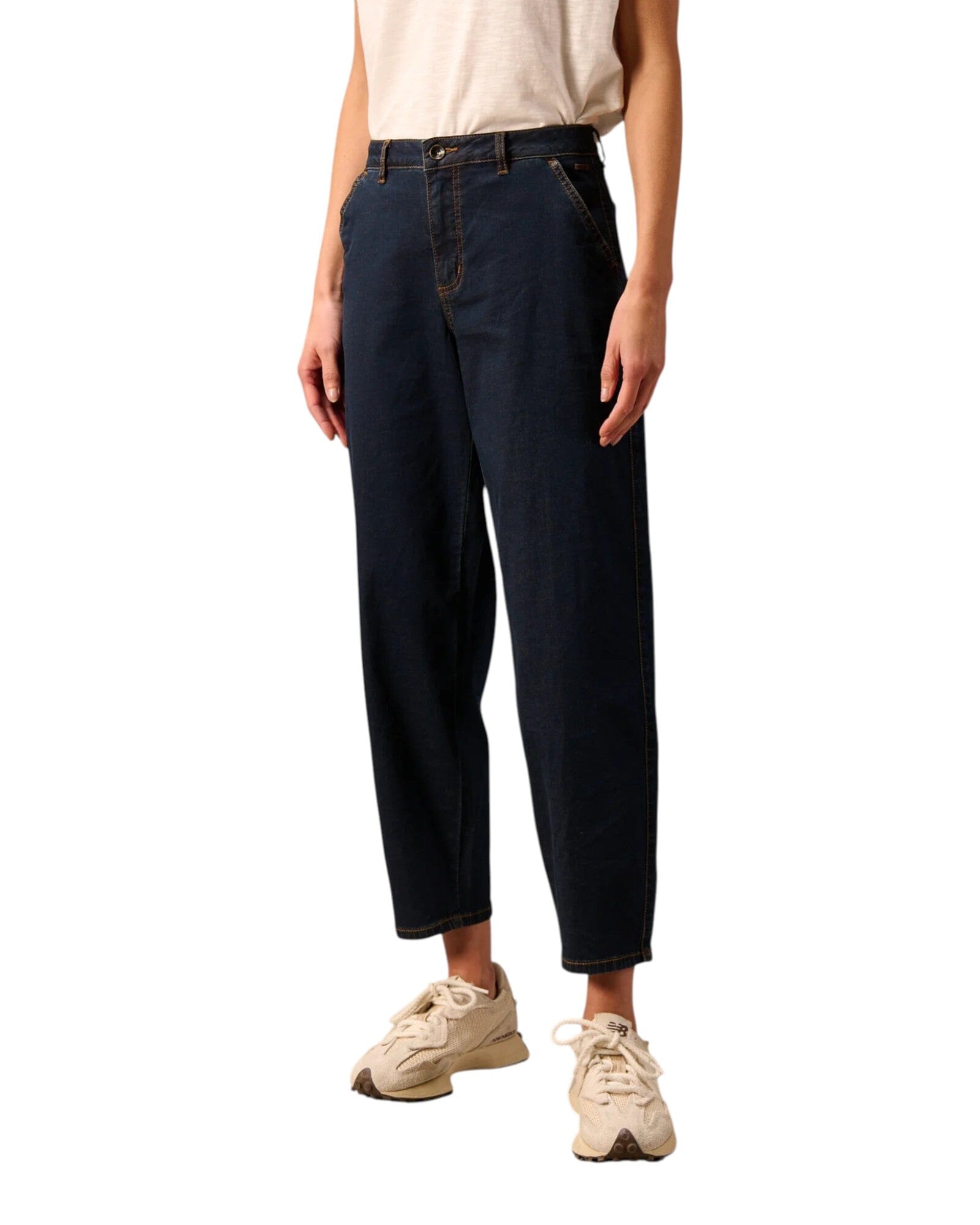 Barrel Hose Nile Stoned Denim S