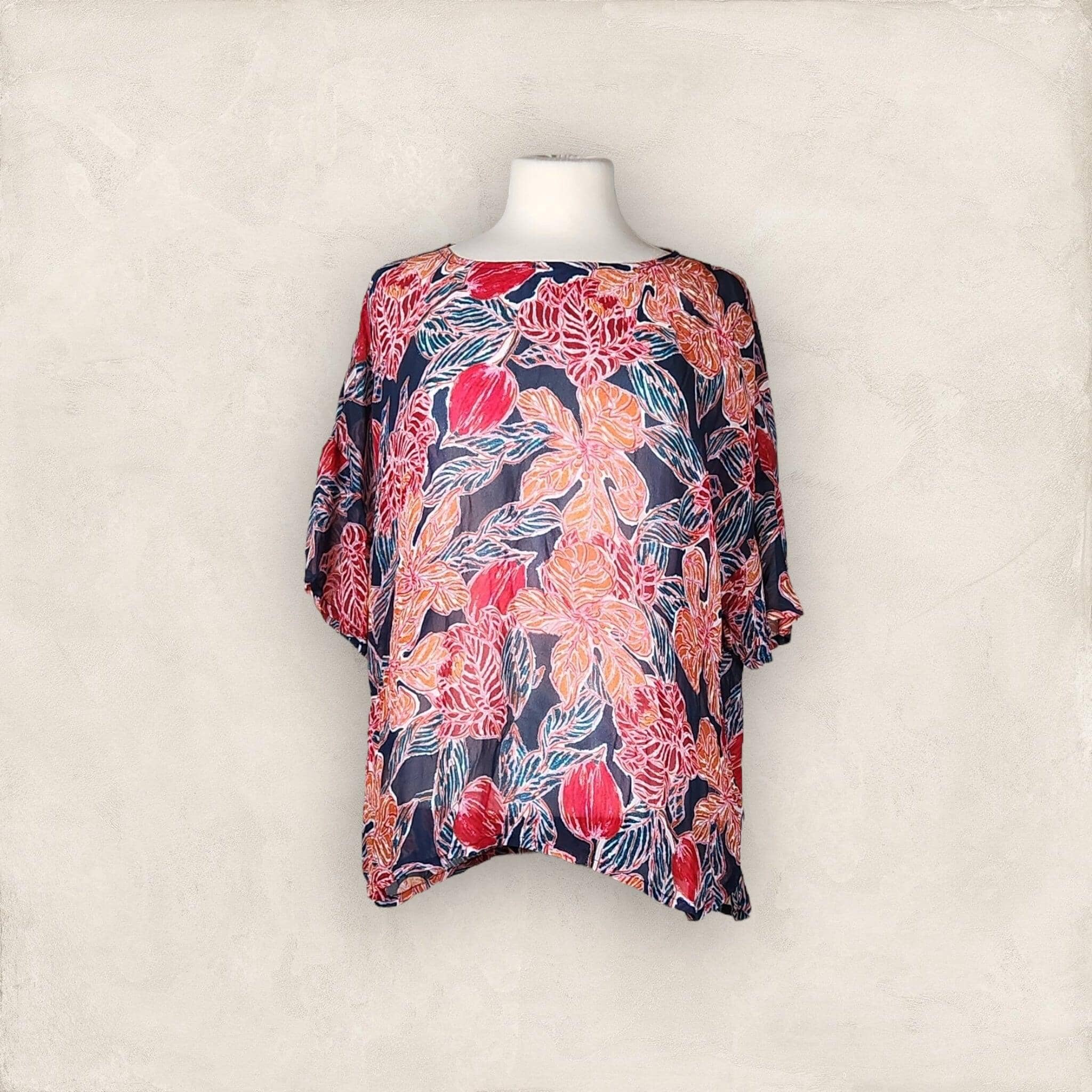Blouse Short Bluse Nile Nightblue S