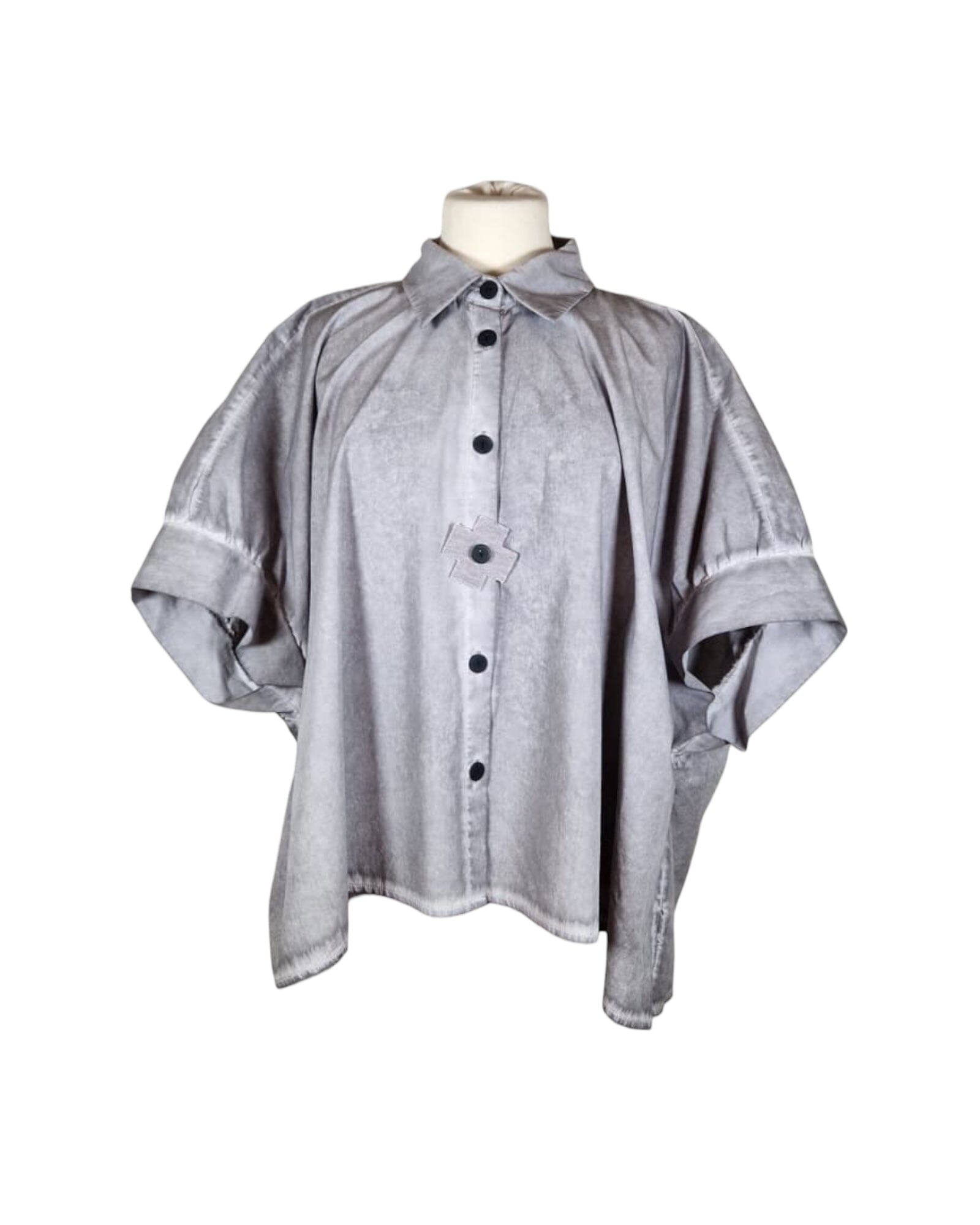 Bluse Bluse Plü Cement Einheitsgröße