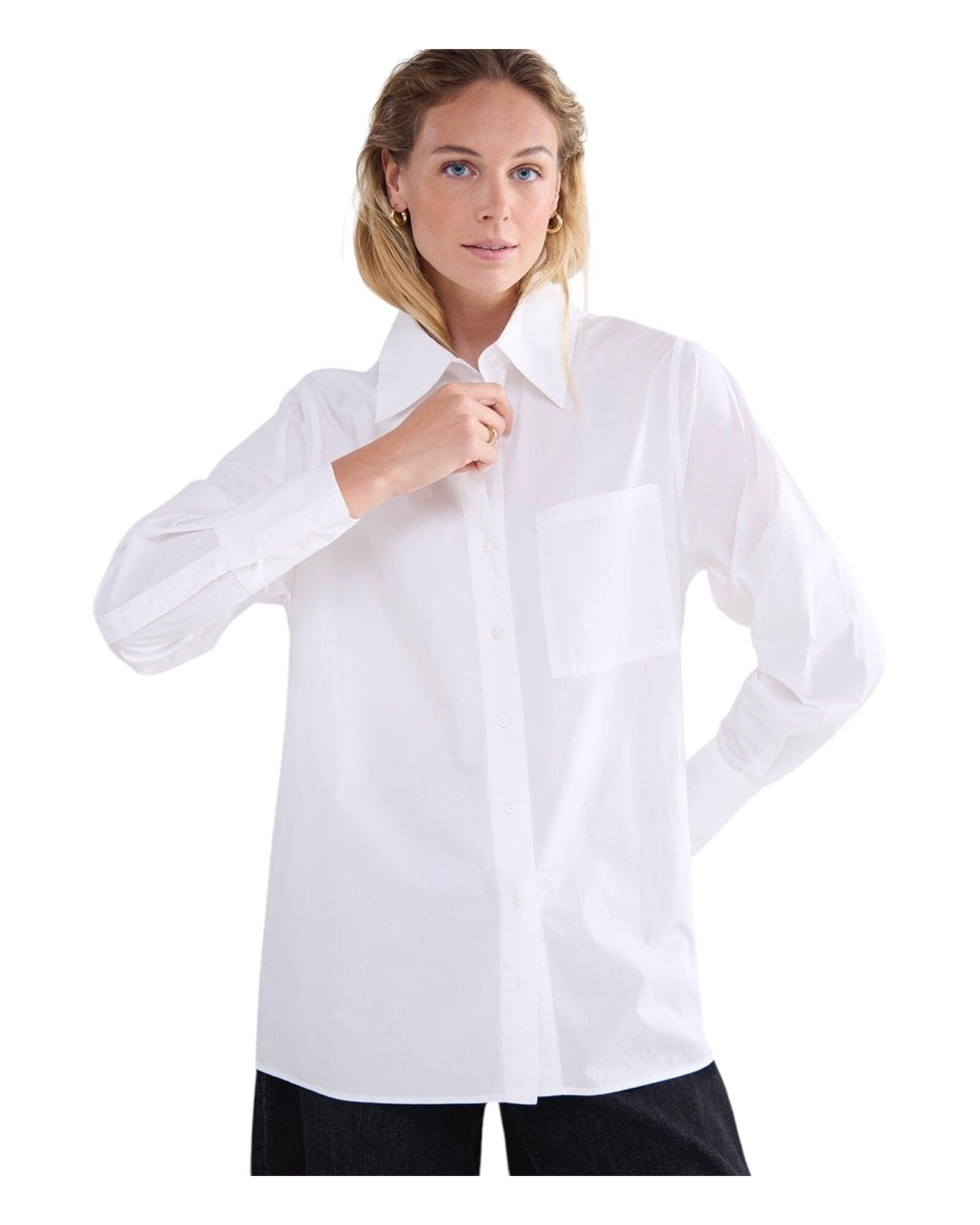 Bluse Crispy Poplin Bluse Summum Woman