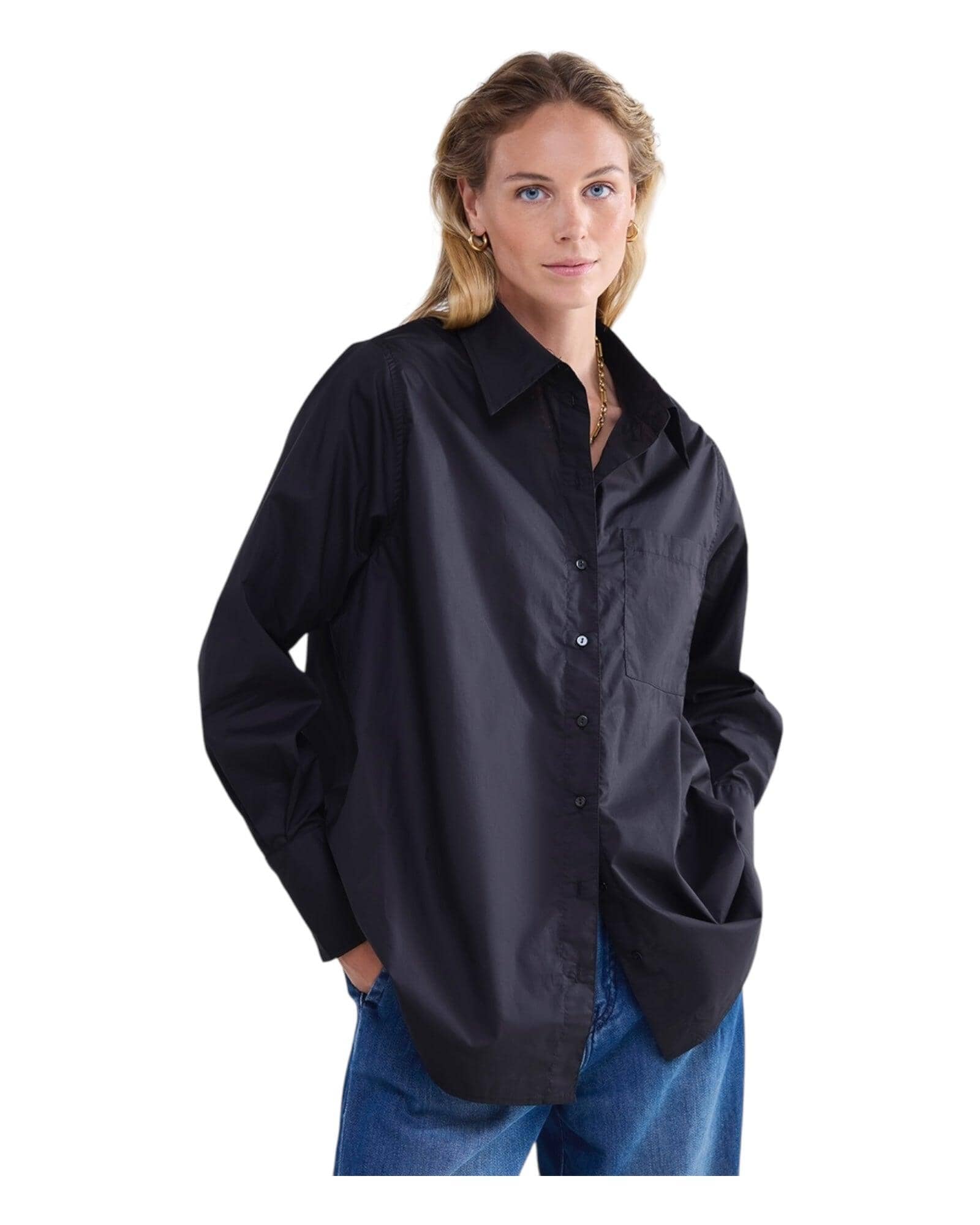 Bluse Crispy Poplin Bluse Summum Woman