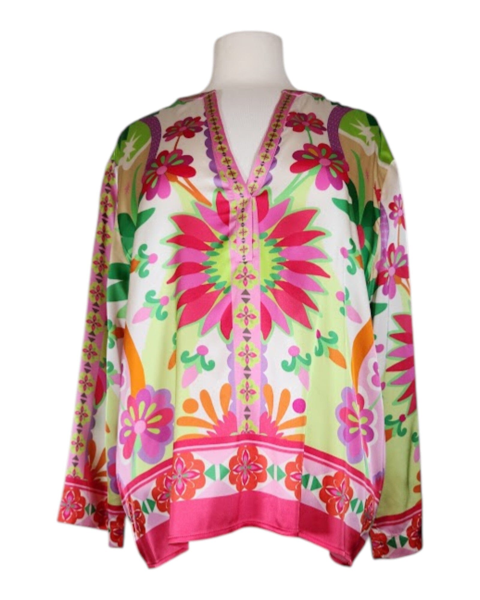 Bluse Green & Pink Bluse Grace 608 Rose S