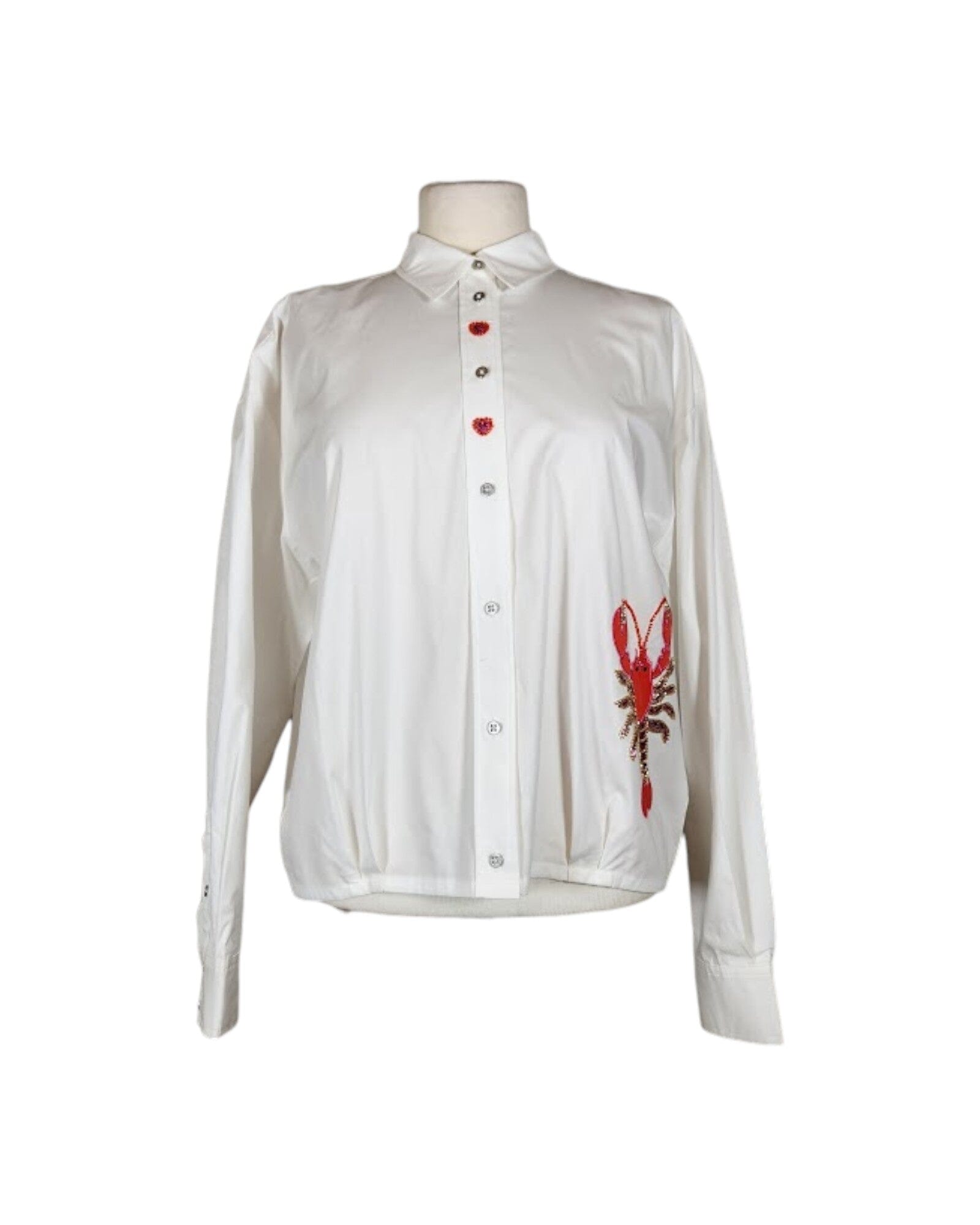 Bluse Lobster Bluse Grace 100 White S