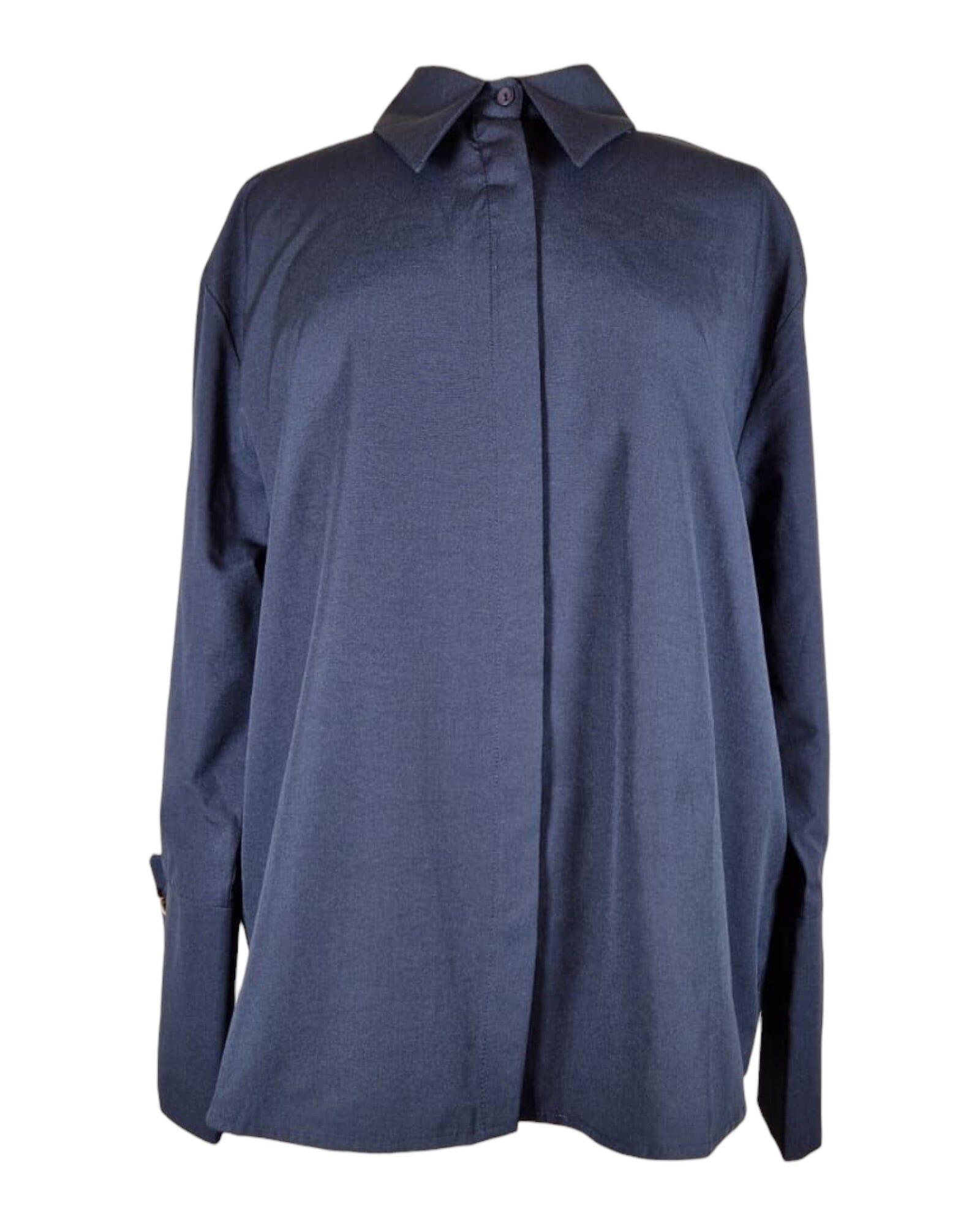 Bluse Wide Cuff Bluse Kolibri Ulm Navy S