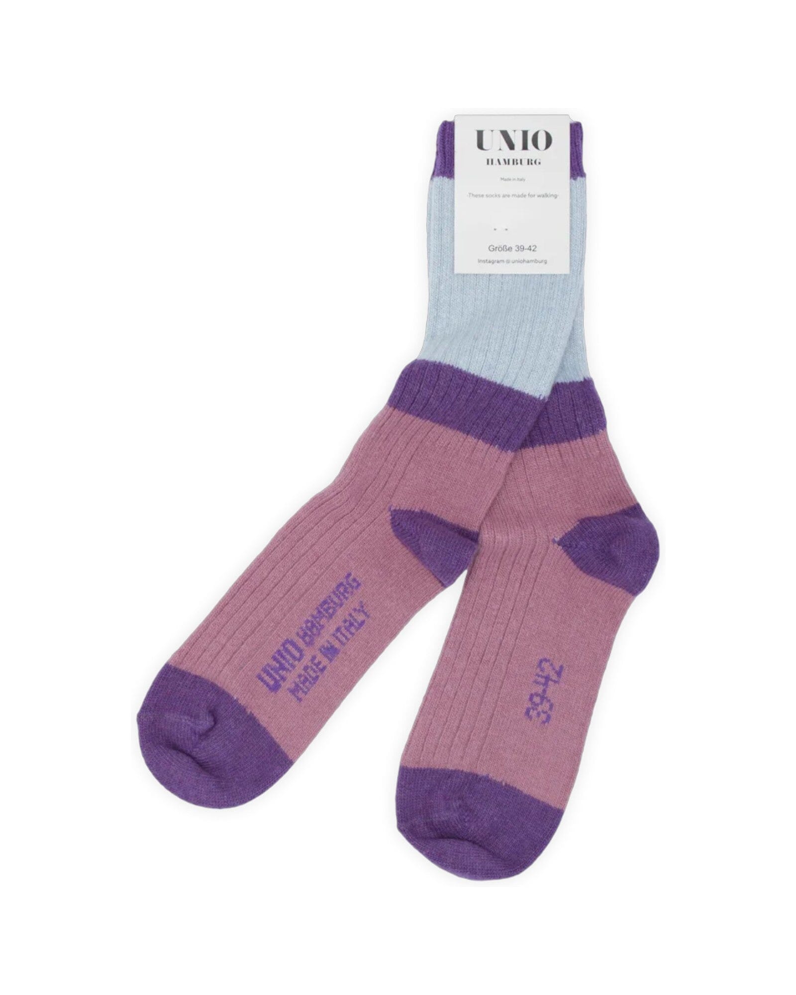 Calm Glitzi Socken UNIO 03 Violet Blue 36-38