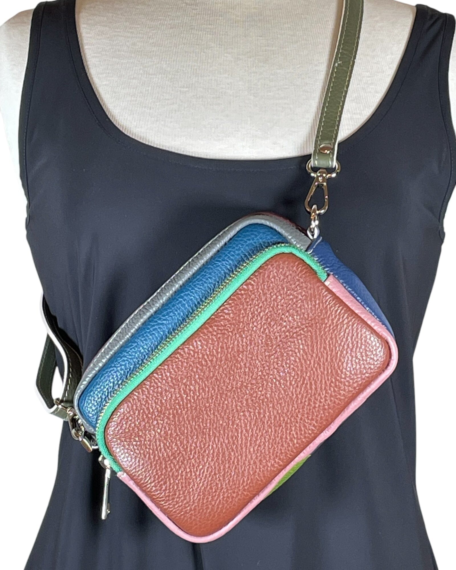 Colorful Bag Tasche Kolibri Ulm Braun ca.18x7cm