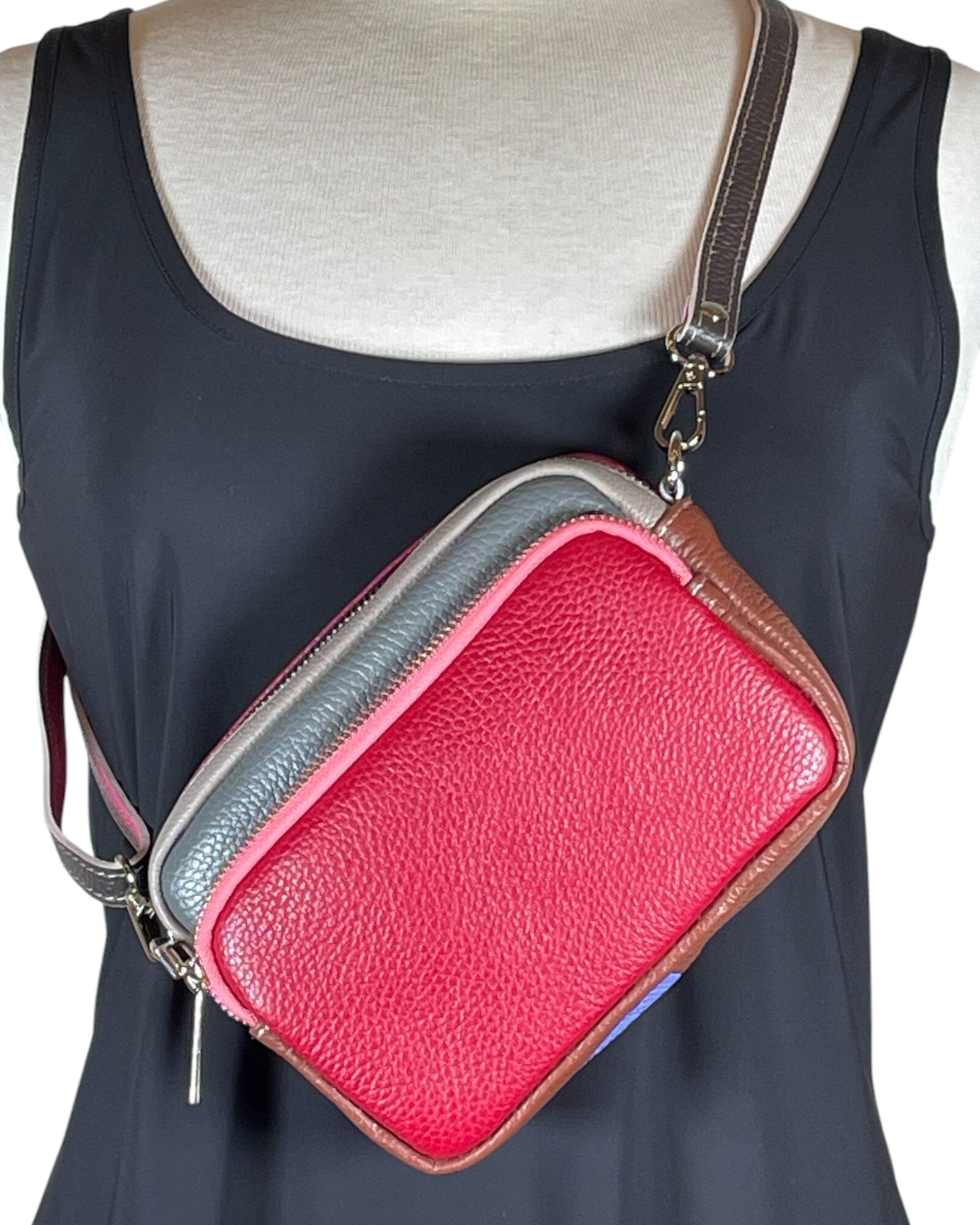 Colorful Bag Tasche Kolibri Ulm Dunkelrot ca.18x7cm