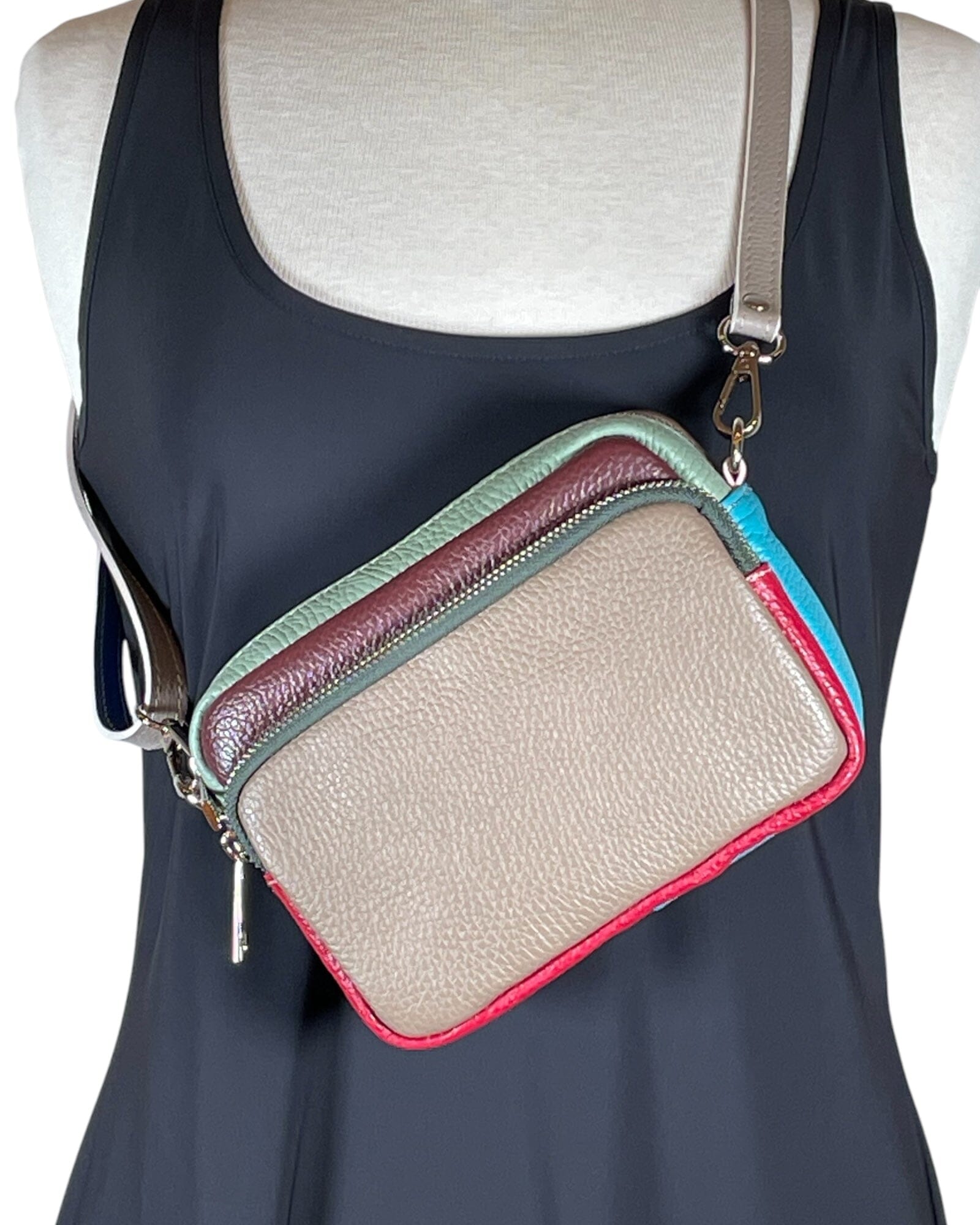 Colorful Bag Tasche Kolibri Ulm Taupe ca.18x7cm