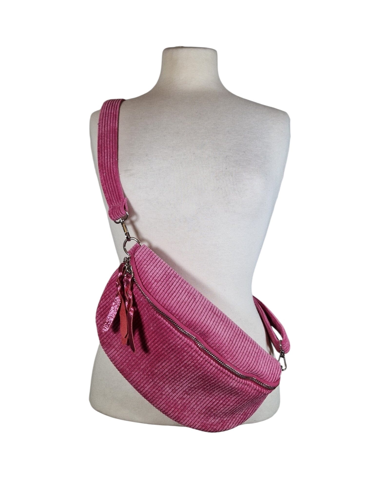 Cord Crossbody Klein Crossbody Bag Alanda Hellpink Einheitsgröße
