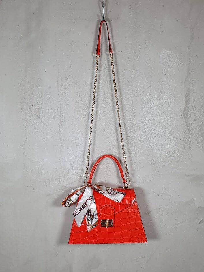 Crocostyle Bag Tasche Kolibri Ulm Orange ca. 27cm x 18cm