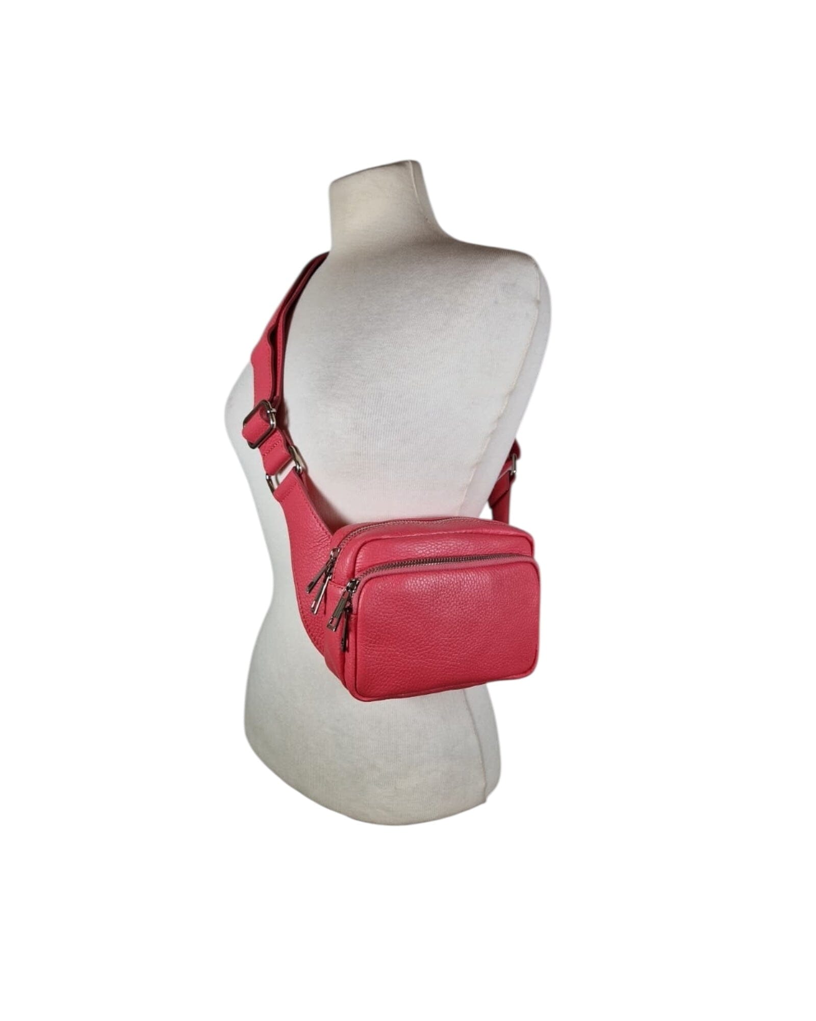 Crossbody Bag Elegant Sportlich Klein Tasche Kolibri Ulm Flamingo ca. 20x15cm