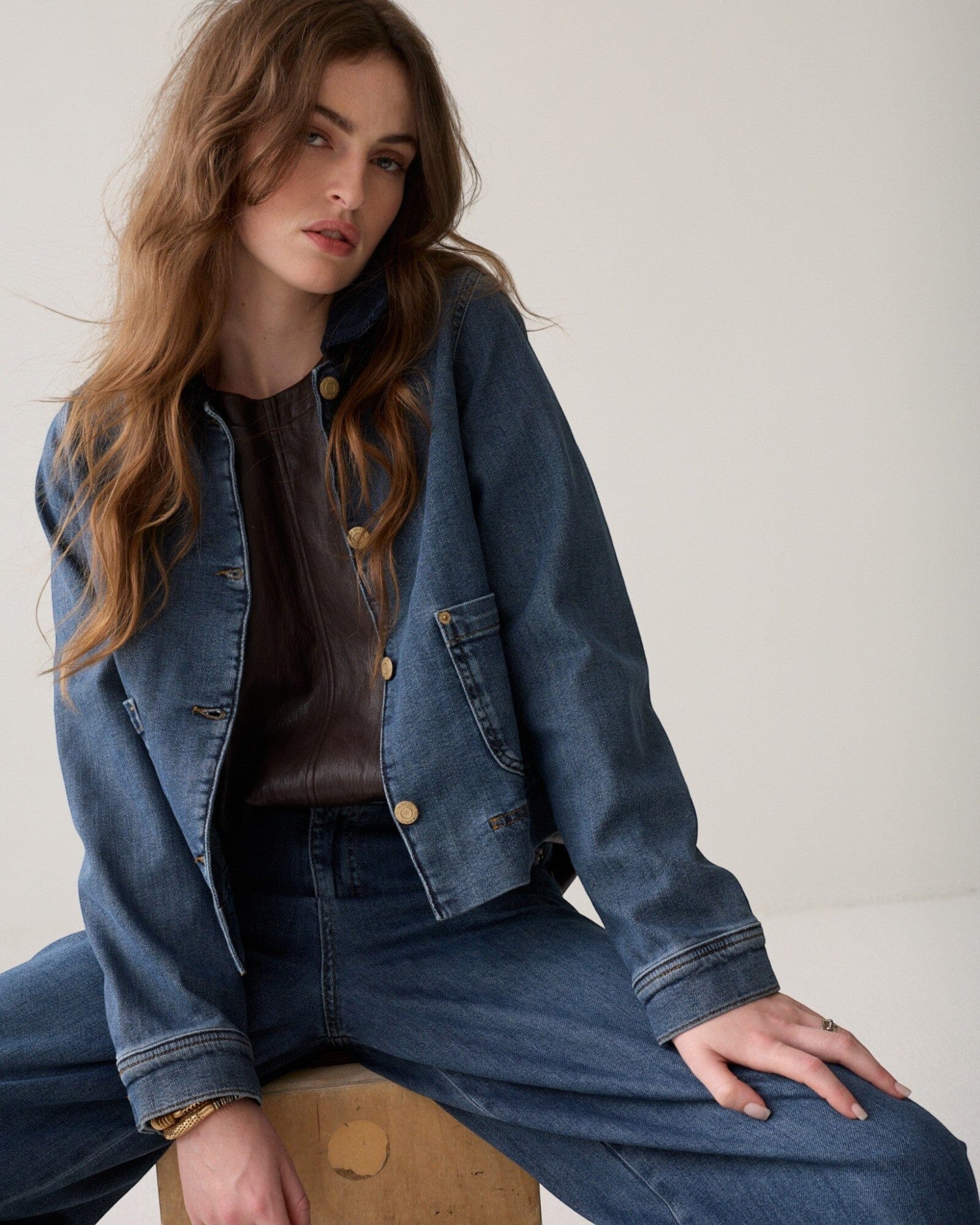 Denim Jacket Jeansjacke Summum Woman 453 Denim 36