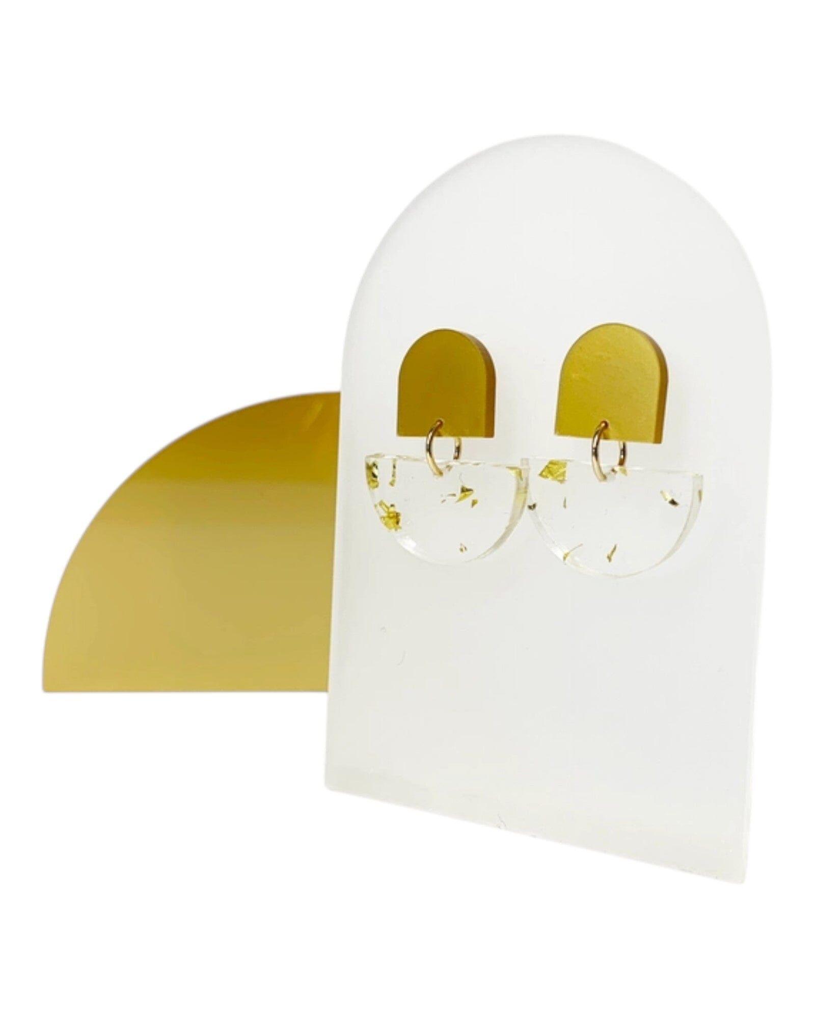 Gold Speckle Ohrringe Mimimono Gold Einheitsgröße