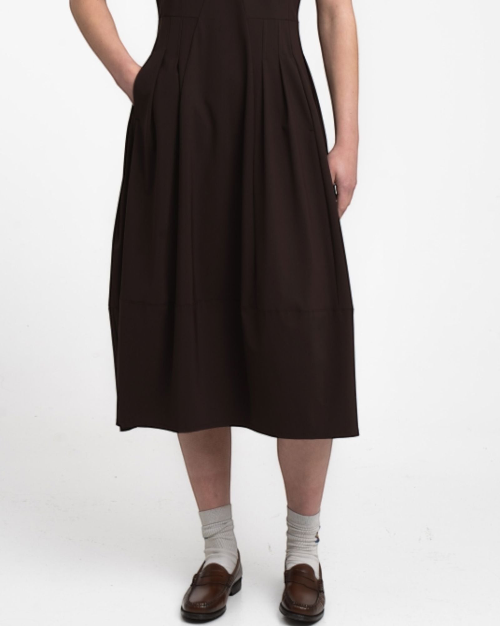 Heide Dress Kleid Jane Lushka Chocolate S