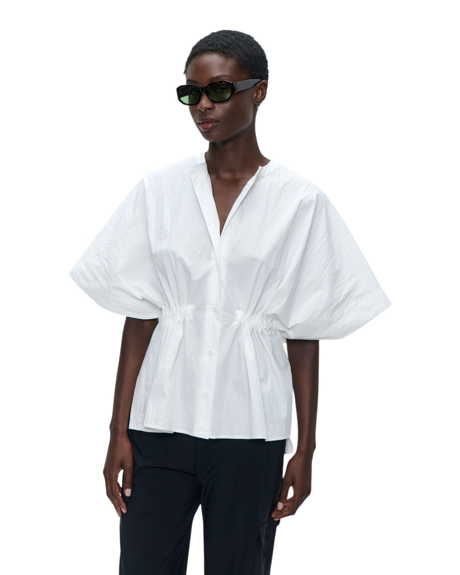 Hiroko Mix Bluse Bluse Jane Lushka 1 White XS/S