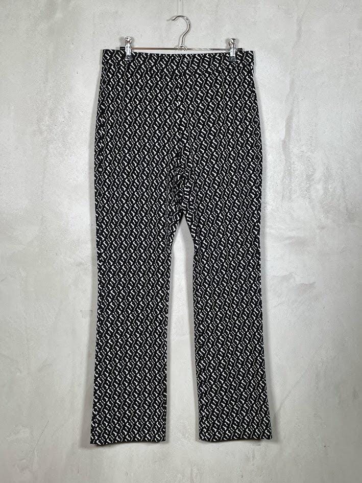 Hose Macy 7/8 Pencil Jacquard Hose Raffaello Rossi 011 weiß gemustert 36