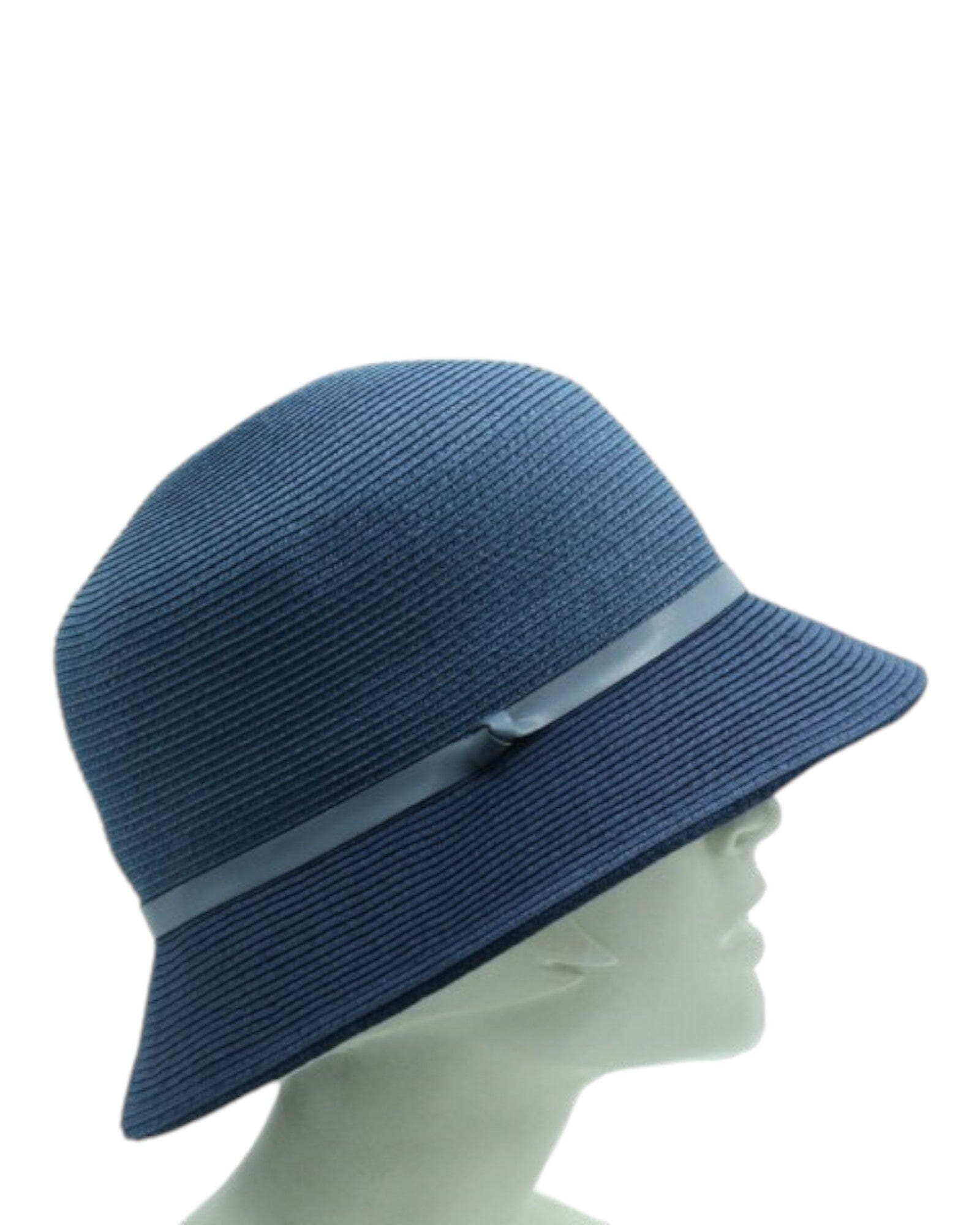 Hut 2-farbig Groß Lederimitatband Hut Gebeana Jeans Einheitsgröße