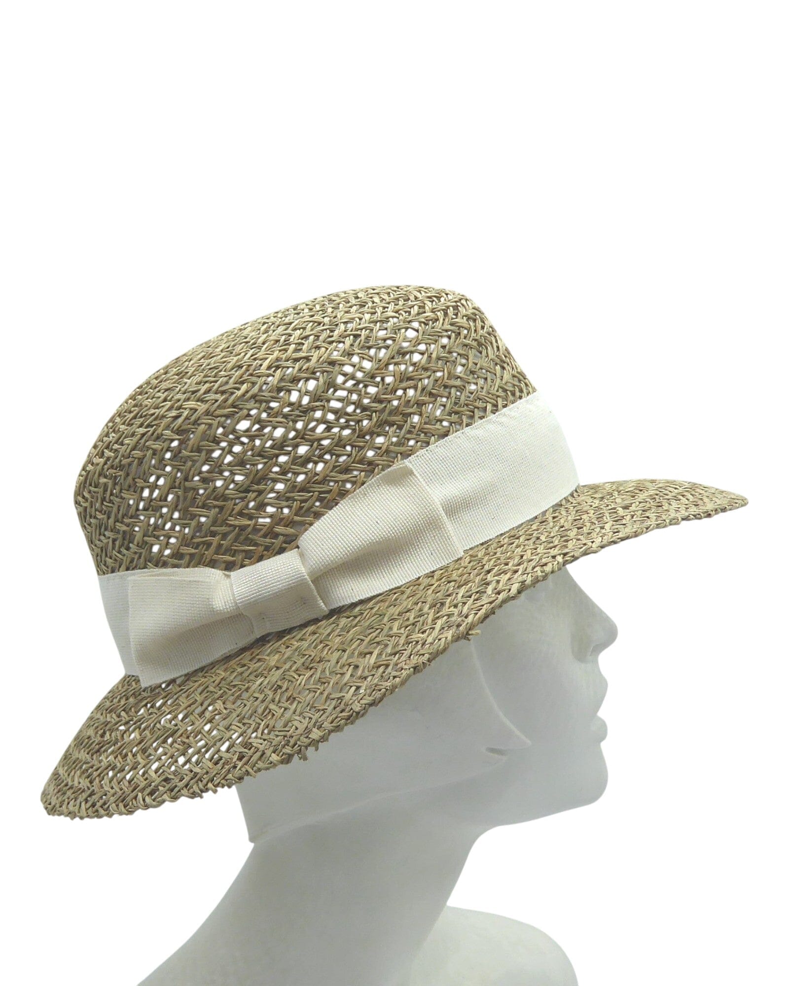 Hut mit Ripsband Hut Gebeana 4642 Sand/Natur Original
