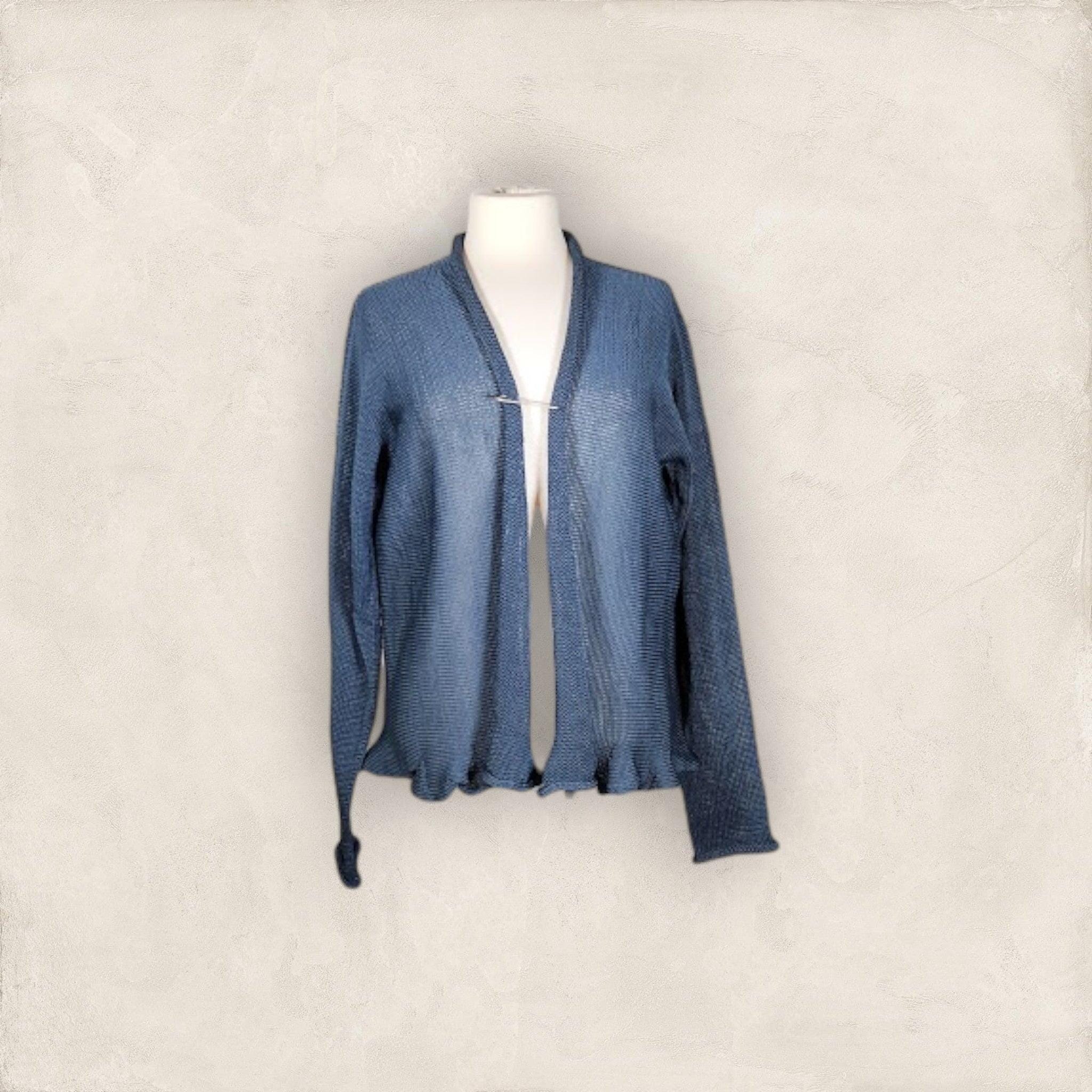 Jacke Veruschka Strickjacke Esmeralda Graublau M