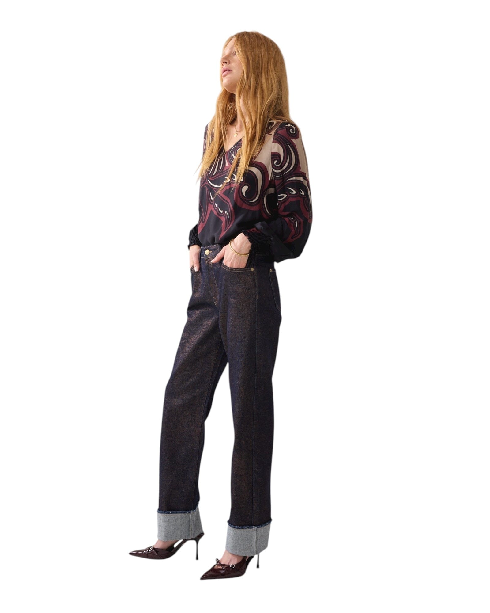 Jeans Straight Leg Jeanshose Summum Woman