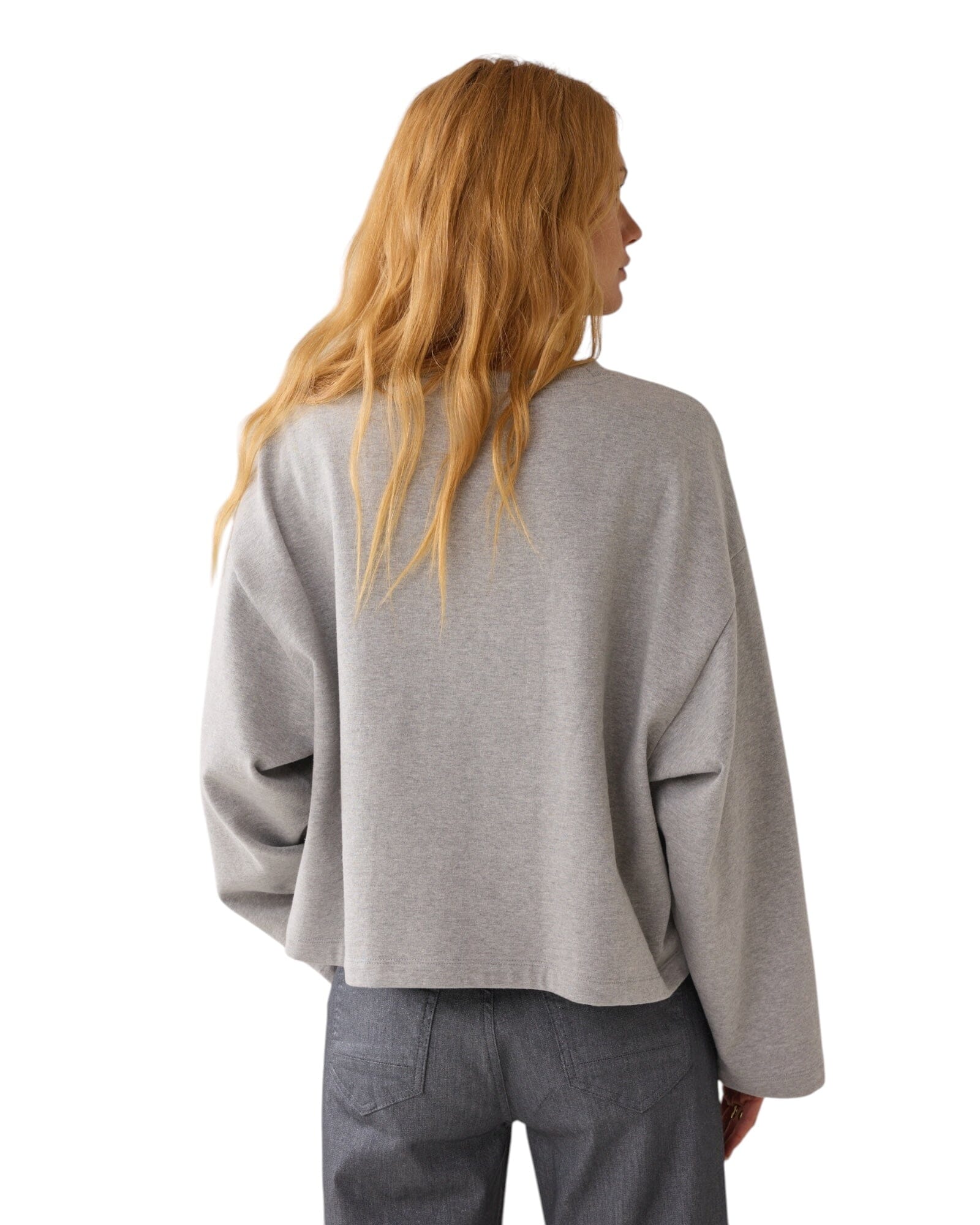 Jersey Embellished Sweat Sweatshirt Summum Woman