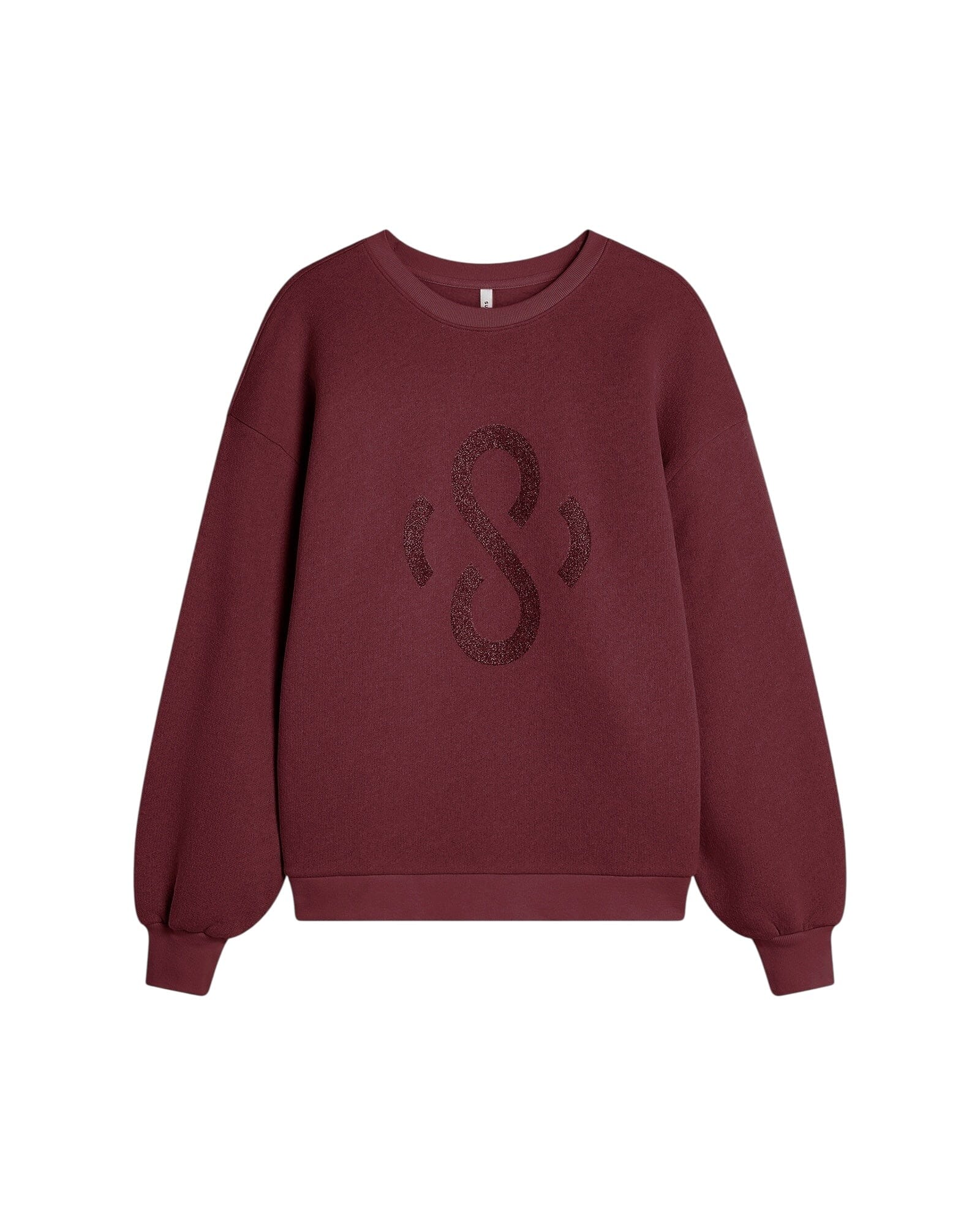 Jersey Soft Sweat Sweatshirt Summum Woman 558 Merlot S