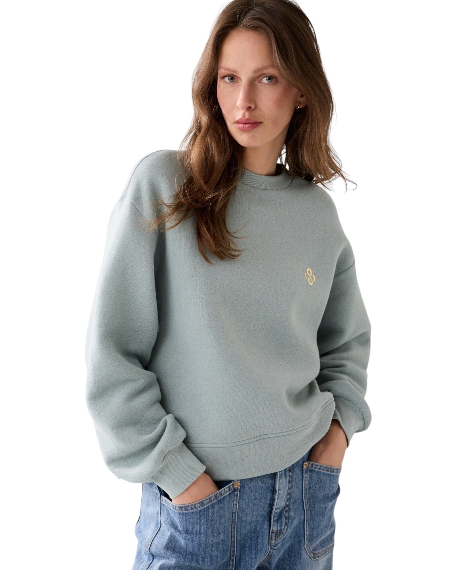 Jersey Sweat Sweatshirt Summum Woman