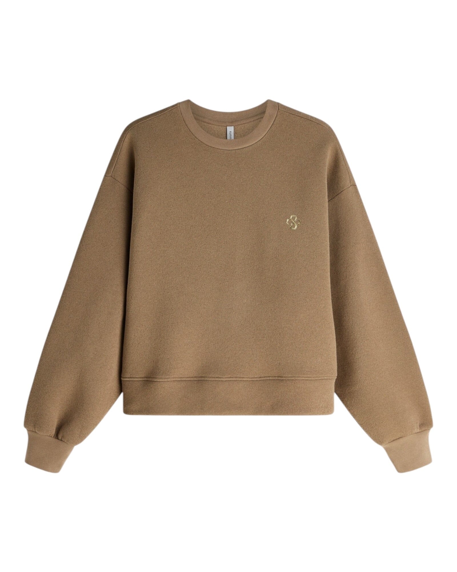 Jersey Sweat Sweatshirt Summum Woman 763 Dark Clay S