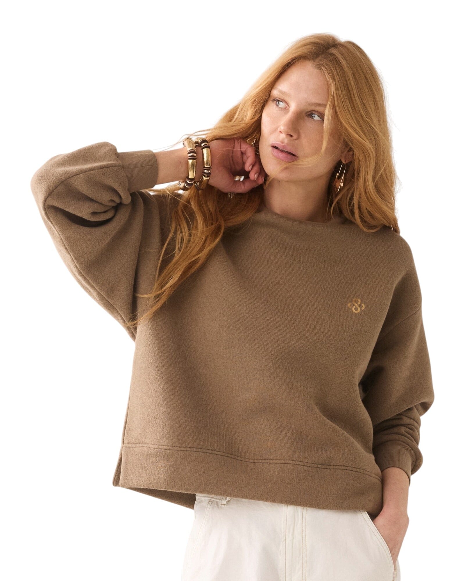 Jersey Sweat Sweatshirt Summum Woman