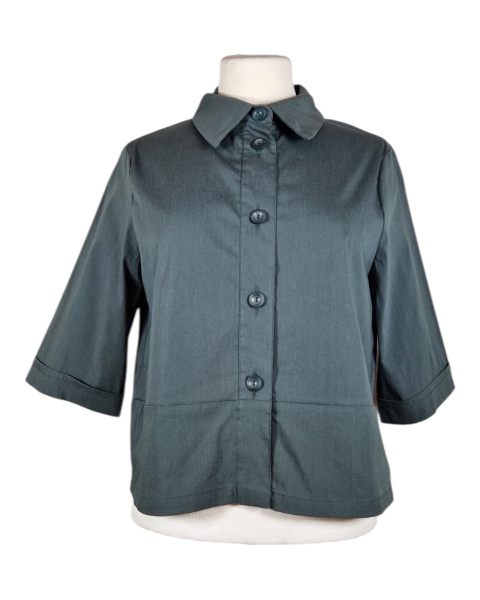 Kabuska Bluse Fox's S79 Black Khaki 36