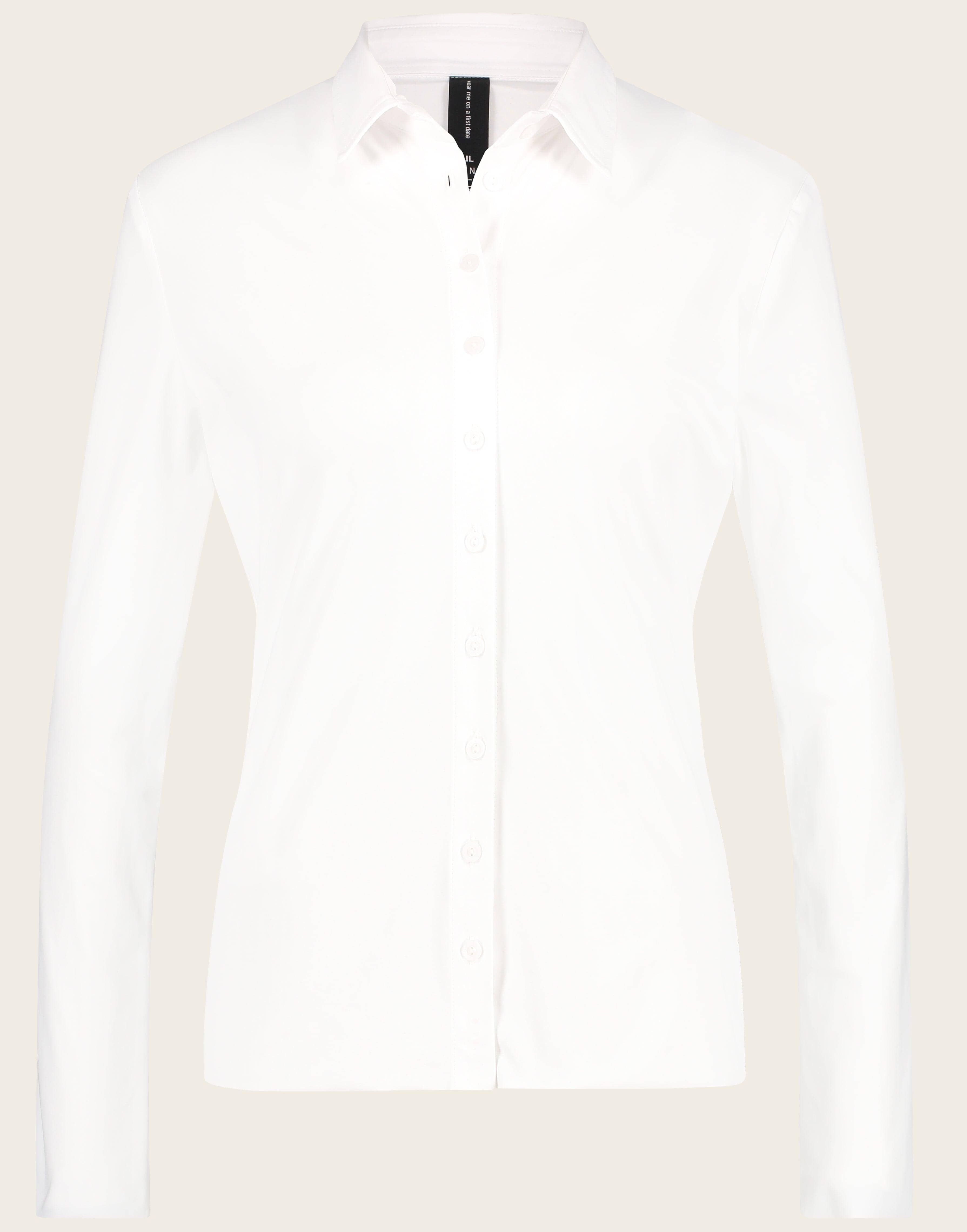 Kikkie Blouse Technical Jersey Bluse Jane Lushka White 001 S